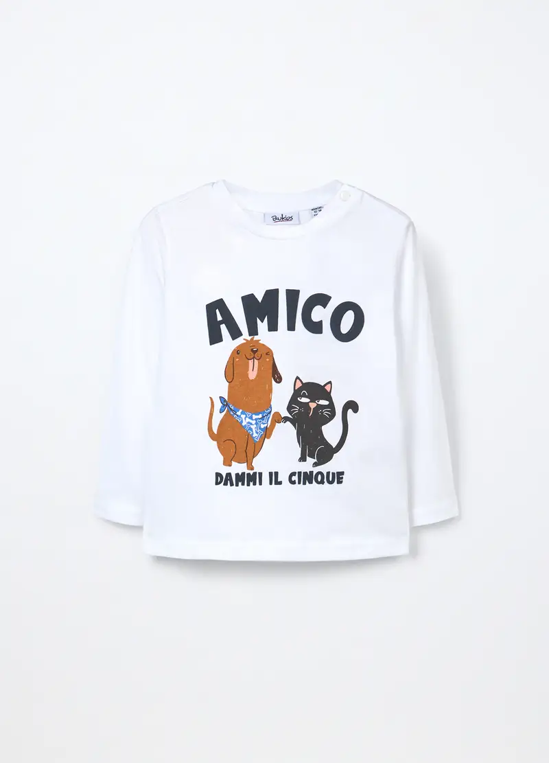 Blukids T-shirt Neonato Bianco 2474287