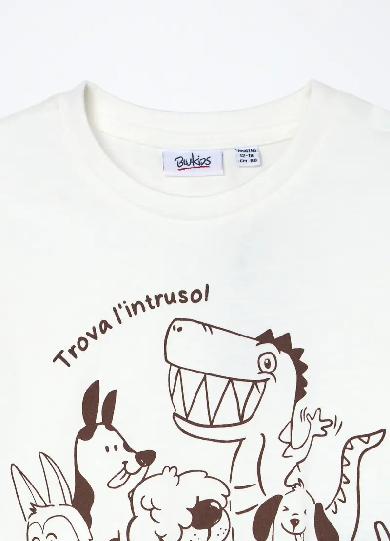 Blukids T-shirt Neonato Bianco 4252615 miniatura 3