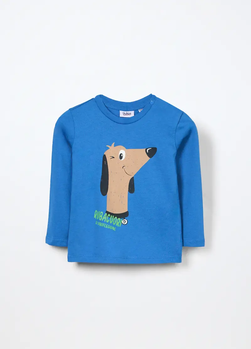 Blukids T-shirt Neonato Blu 2474285