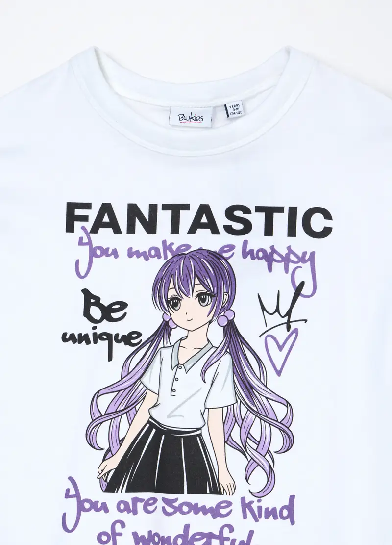 Blukids T-shirt Bambina Bianco 4254368 miniatura 3