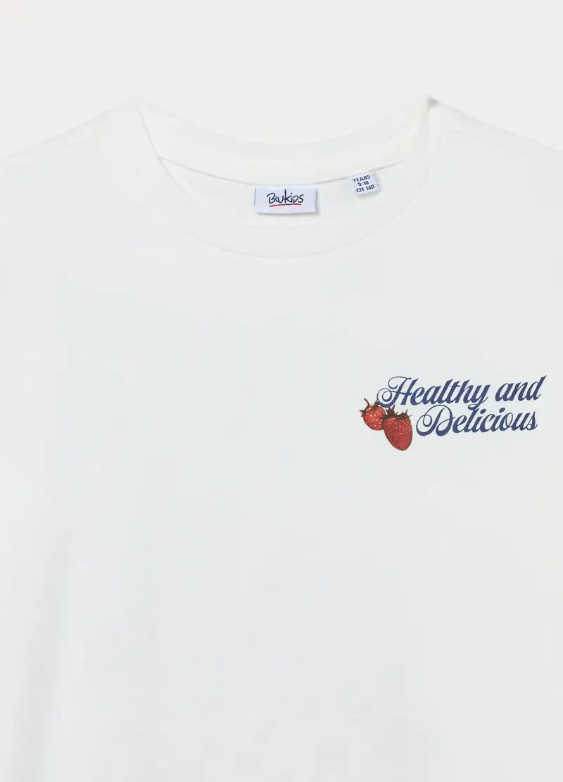 Blukids T-shirt Bambina Bianco 4222202 miniatura 3