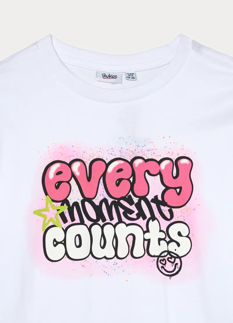 Blukids T-shirt Bambina Bianco 4253283 miniatura 3