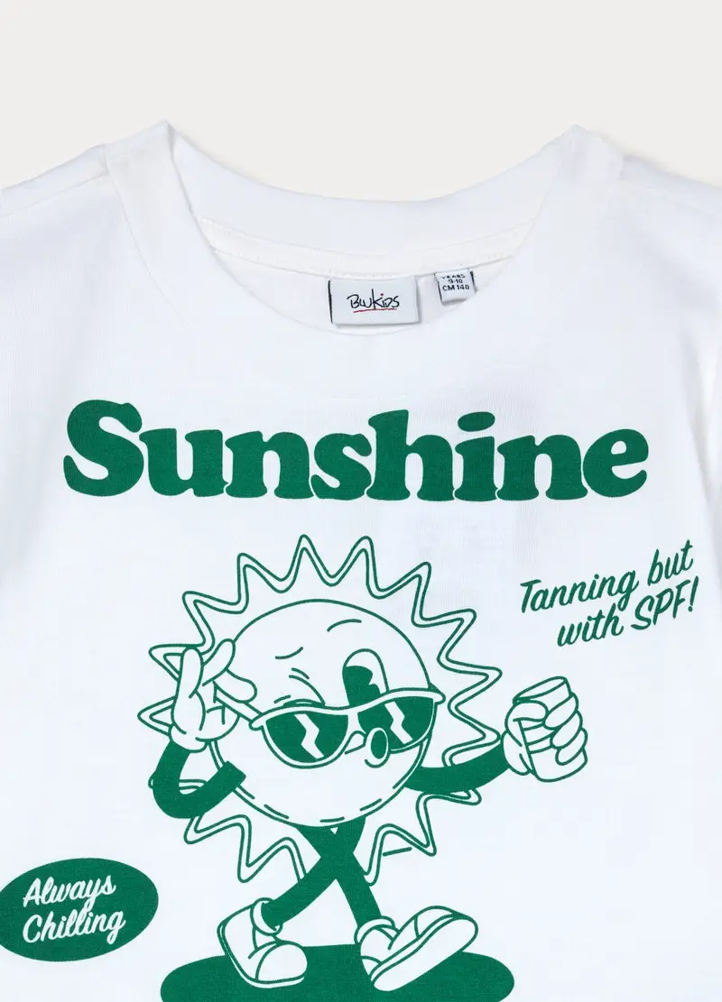 Blukids T-shirt Bambina Bianco 4223085 miniatura 3