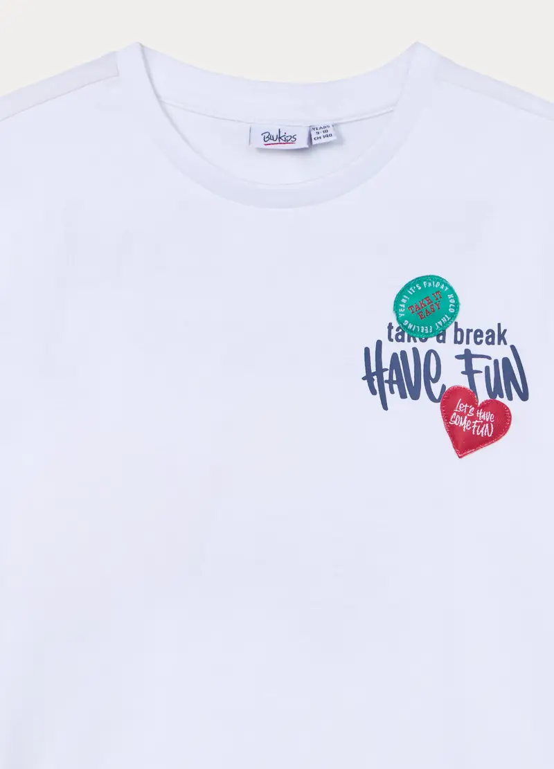 Blukids T-shirt Bambina Bianco 4222204 miniatura 3