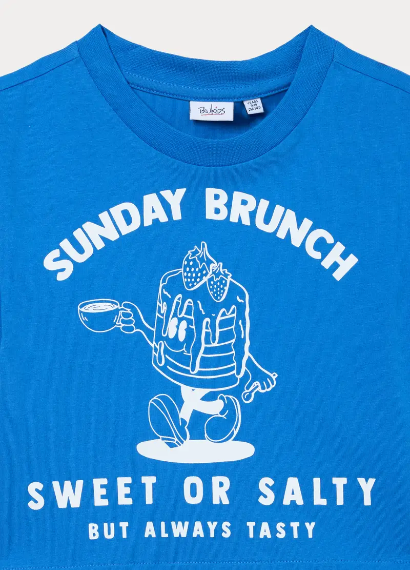 Blukids T-shirt Bambina Blu 4223086 miniatura 3