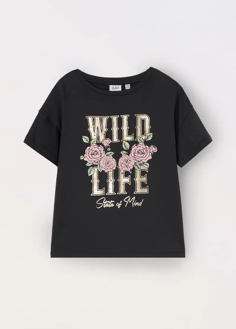 Blukids T-shirt Bambina Grigio 964493