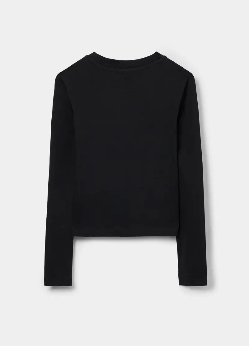 Blukids T-shirt Bambina Nero 4222200 miniatura 2