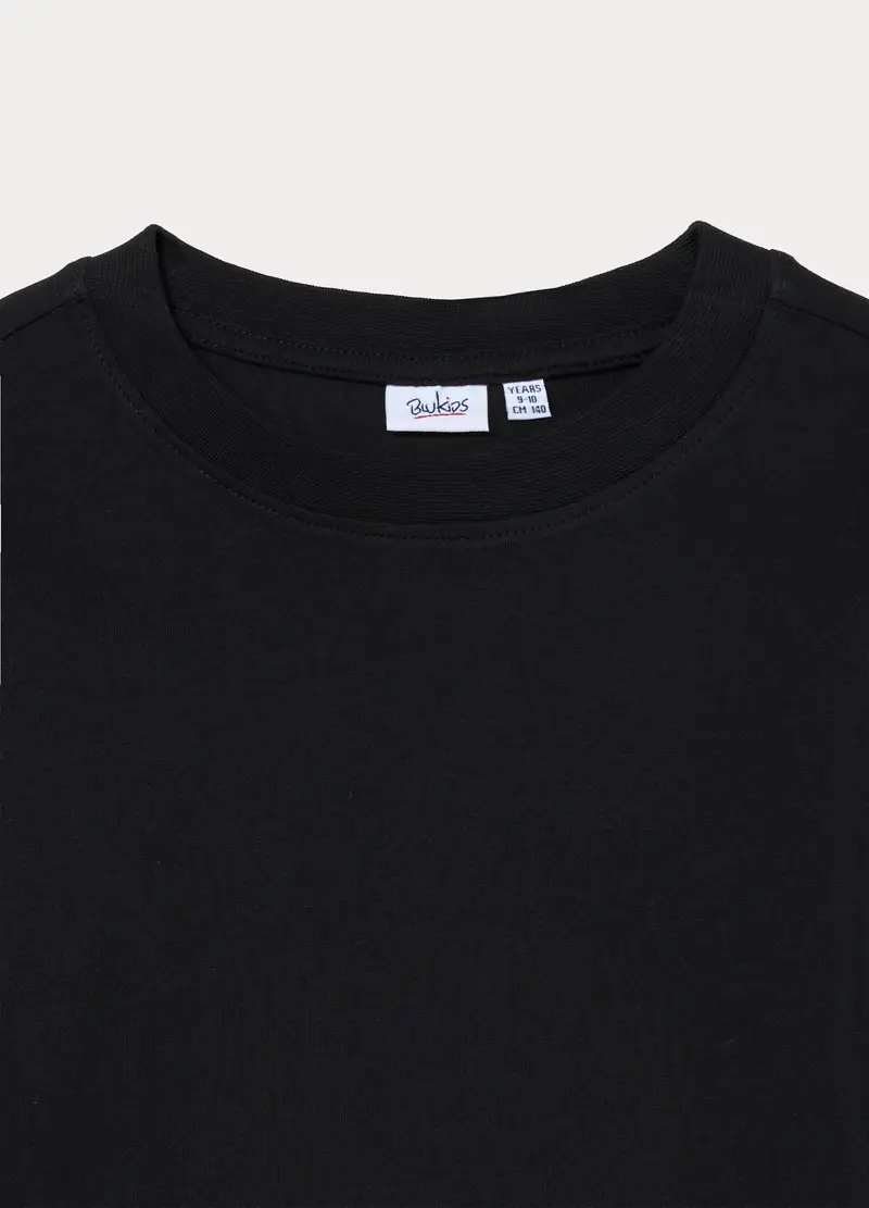 Blukids T-shirt Bambina Nero 4222200 miniatura 3