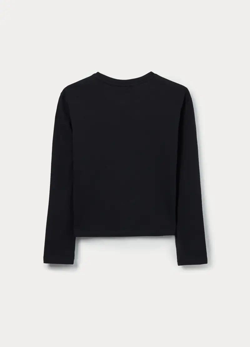 Blukids T-shirt Bambina Nero 4222180 miniatura 2