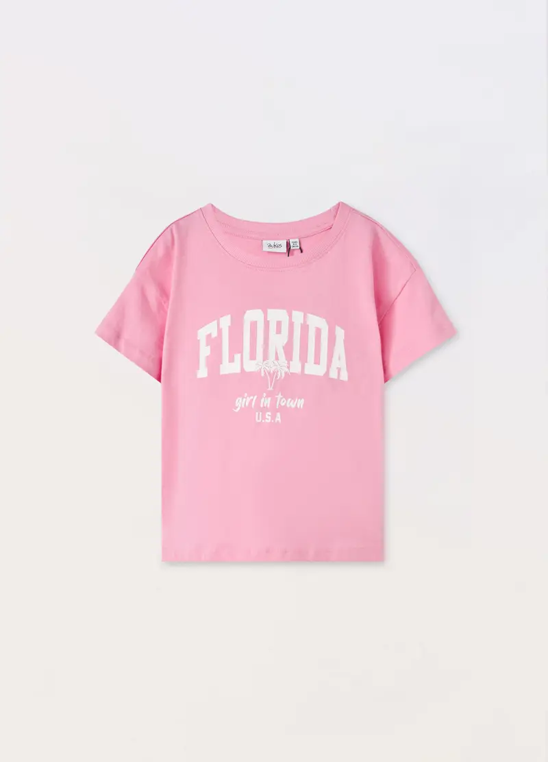 Blukids, T-shirt In Jersey Di Puro Cotone Ragazza, Bambina, Rosa cipria, Taglia: 10-11