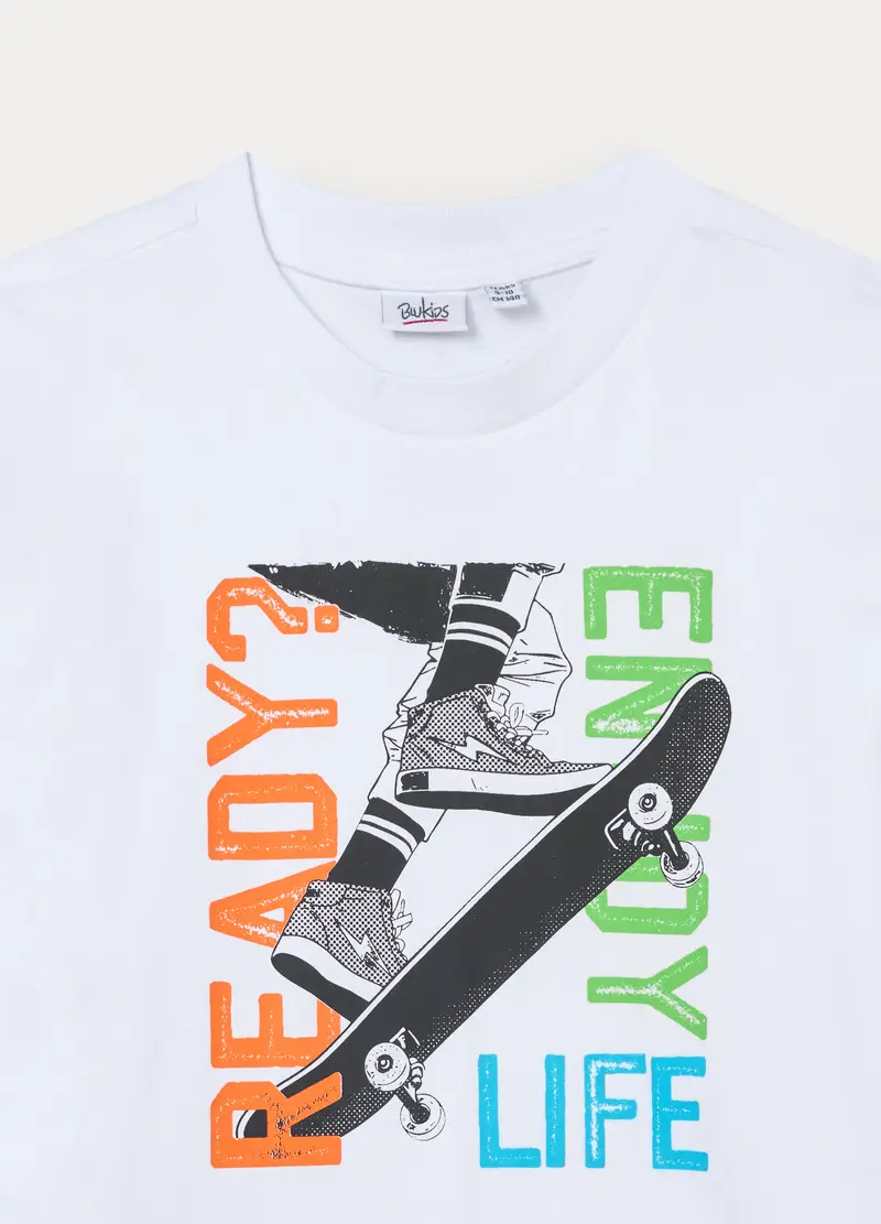 Blukids T-shirt Ragazzo Bianco 4318260 miniatura 3