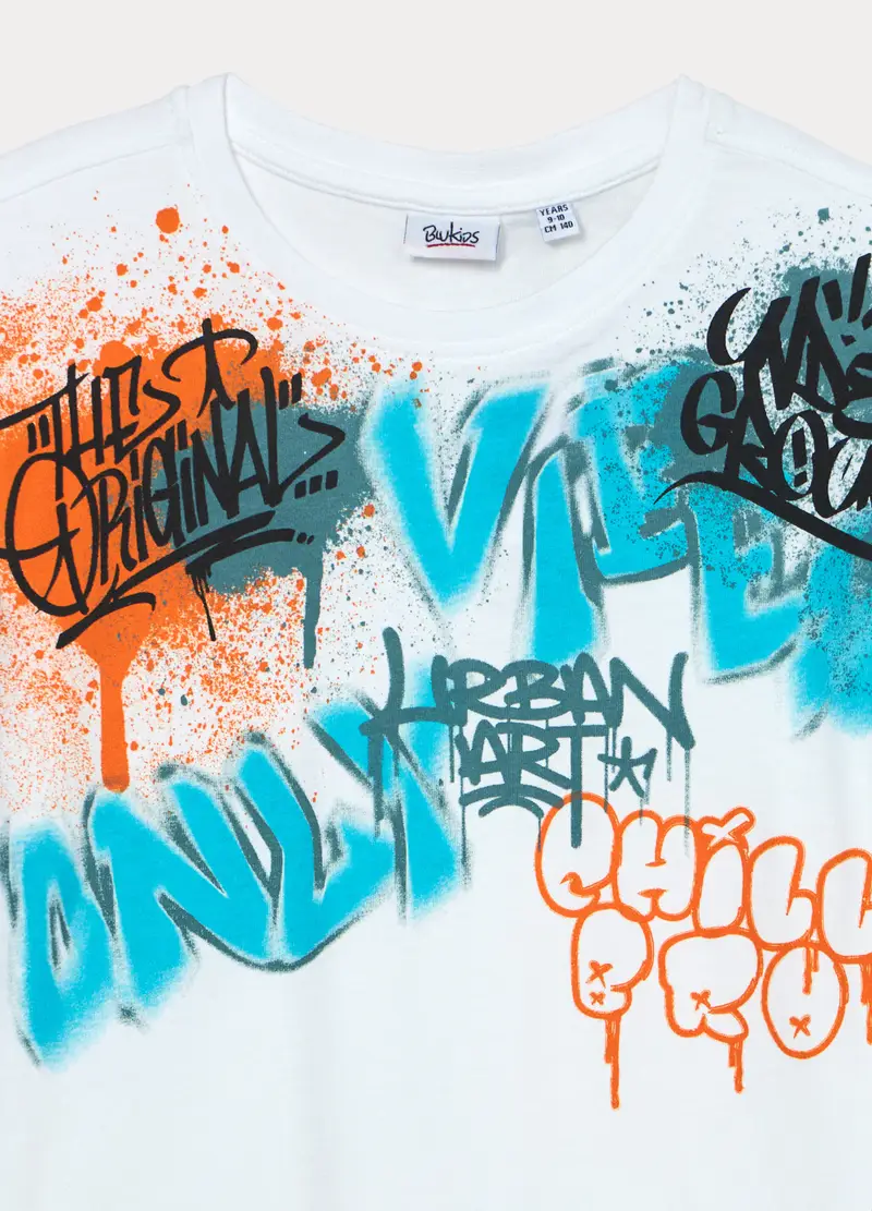 Blukids T-shirt Ragazzo Bianco 4318280 miniatura 3