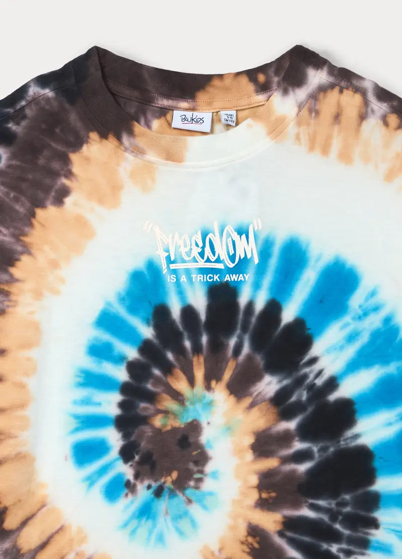 Blukids T-shirt Ragazzo Marrone 4318349 miniatura 3