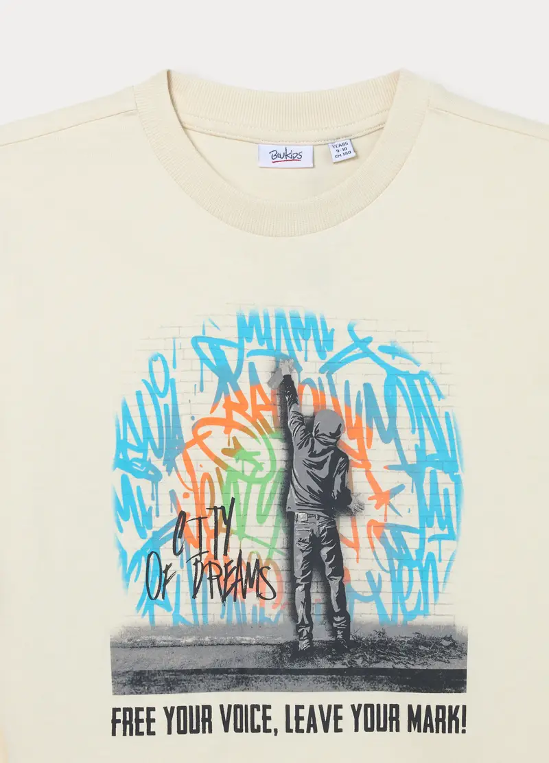 Blukids T-shirt Bambino Bianco 4318261 miniatura 3