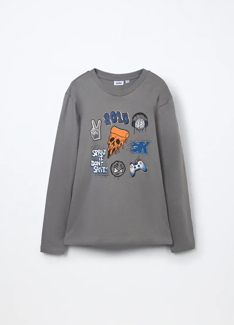 Blukids T-shirt Ragazzo Grigio 2347492