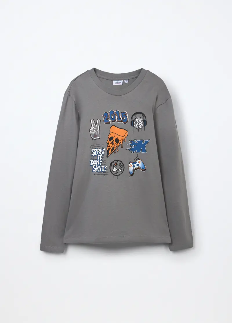 Blukids T-shirt Ragazzo Grigio 4254596