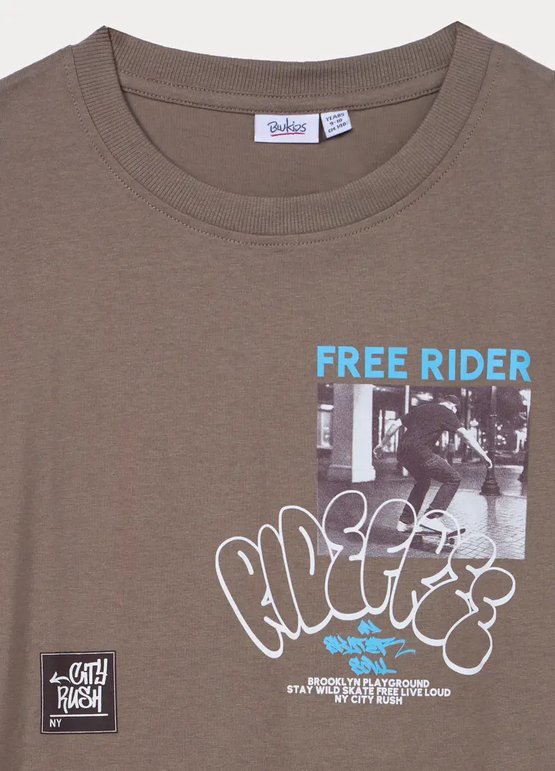 Blukids T-shirt Ragazzo Grigio 4318245 miniatura 3