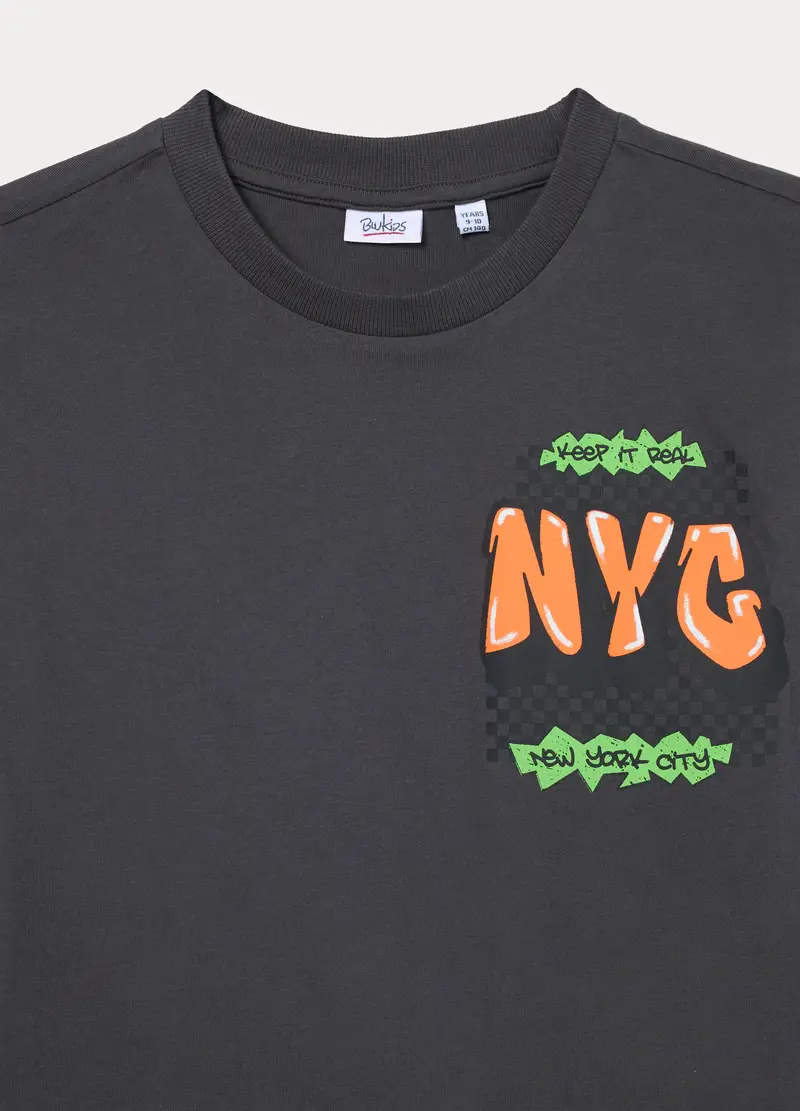 Blukids T-shirt Ragazzo Grigio 4318262 miniatura 3