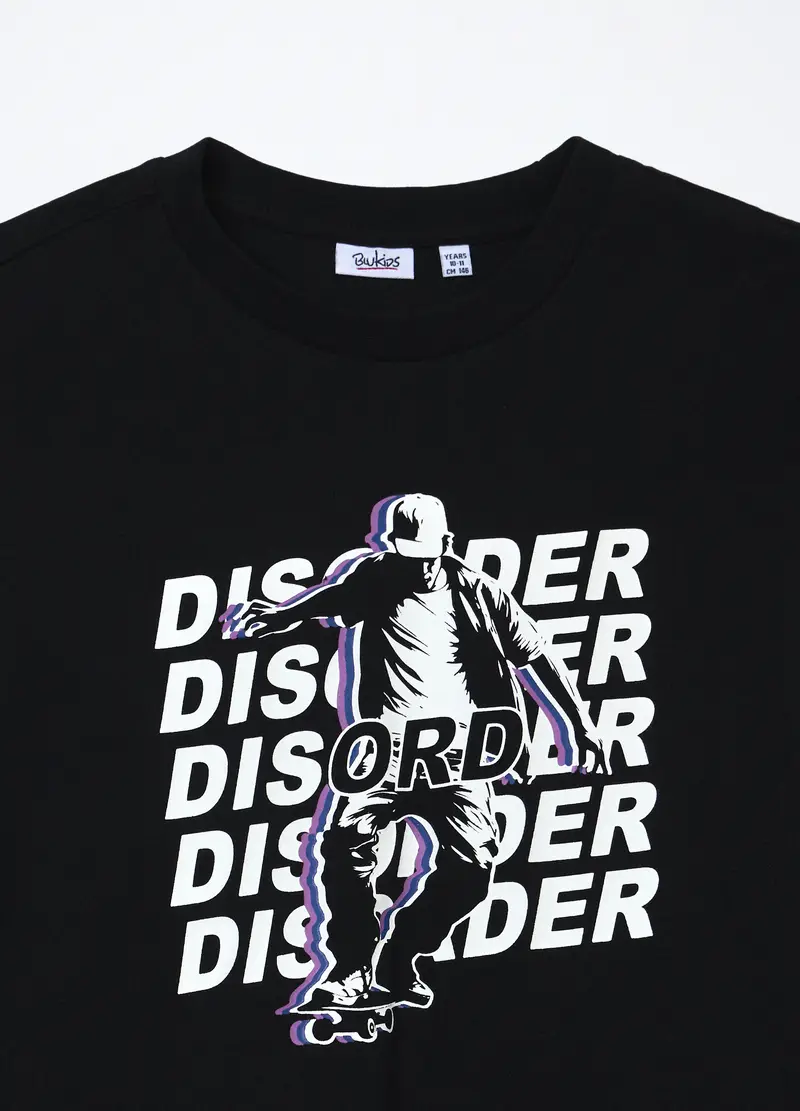 Blukids T-shirt Bambino Nero 4254599 miniatura 3