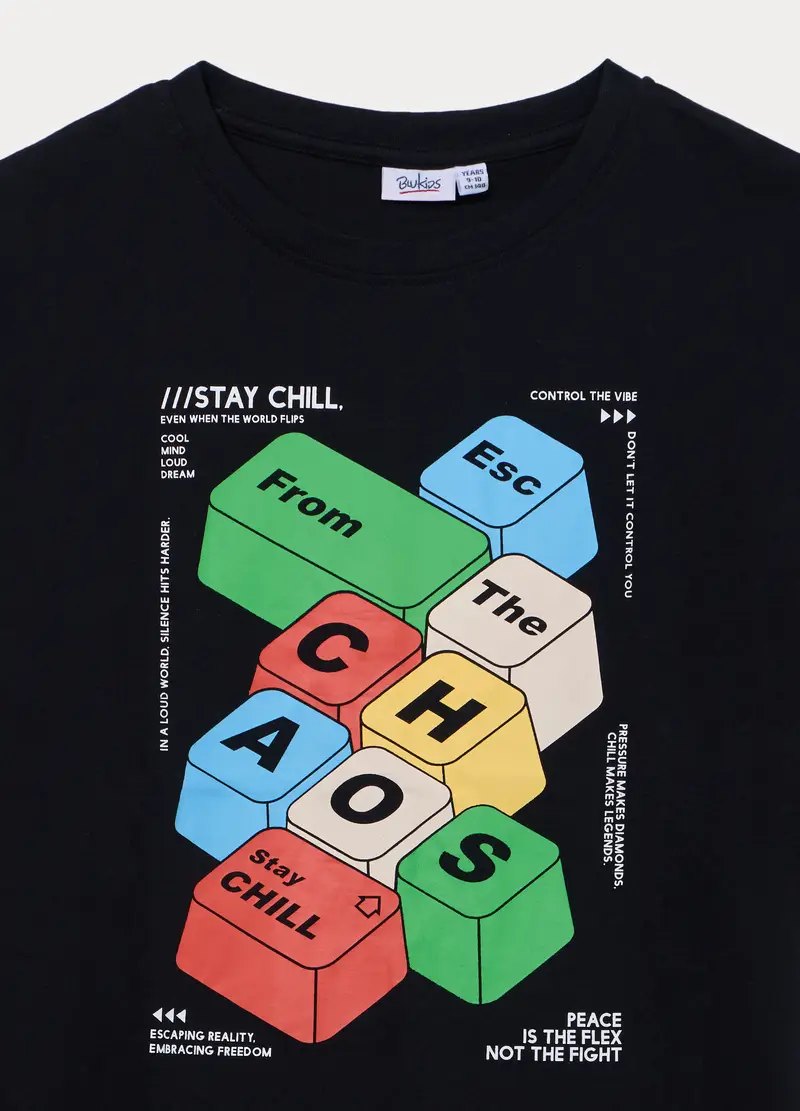 Blukids T-shirt Ragazzo Nero 4318215 miniatura 3