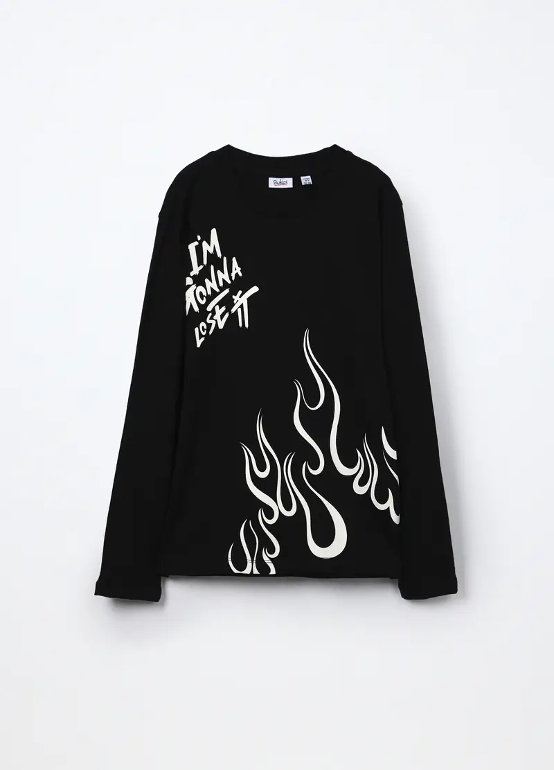 Blukids T-shirt Ragazzo Nero 2347496