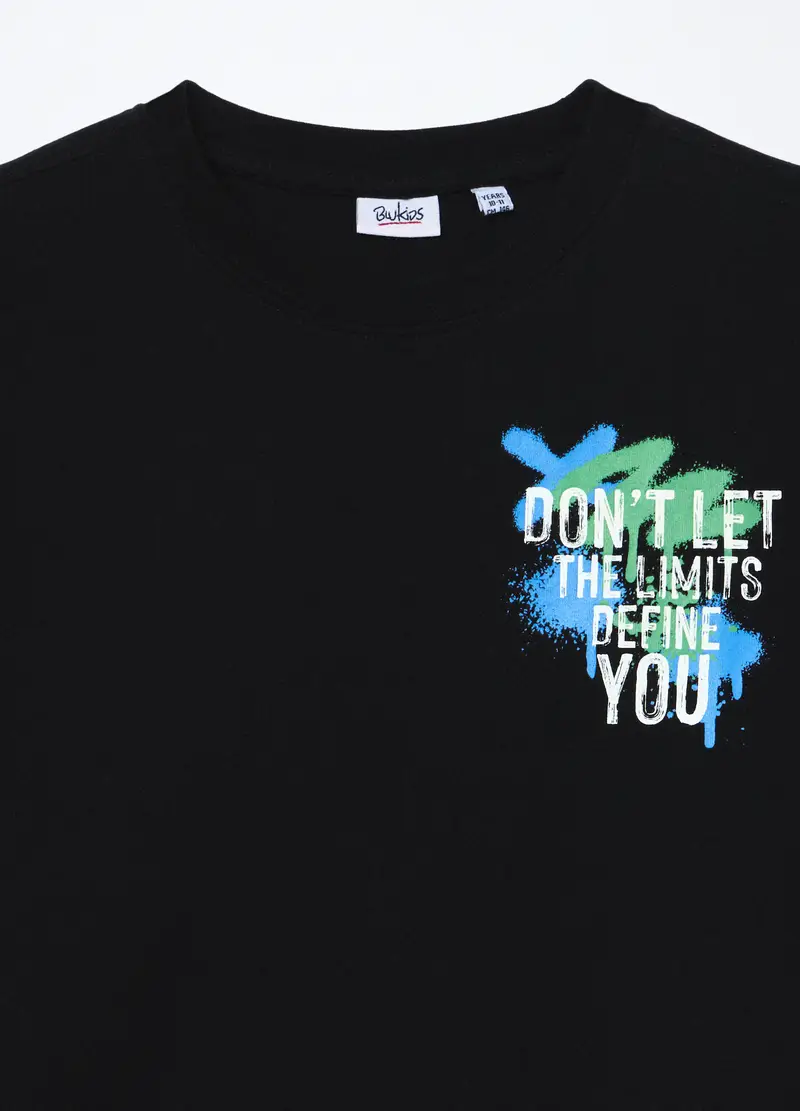 Blukids T-shirt Ragazzo Nero 1050067 miniatura 2