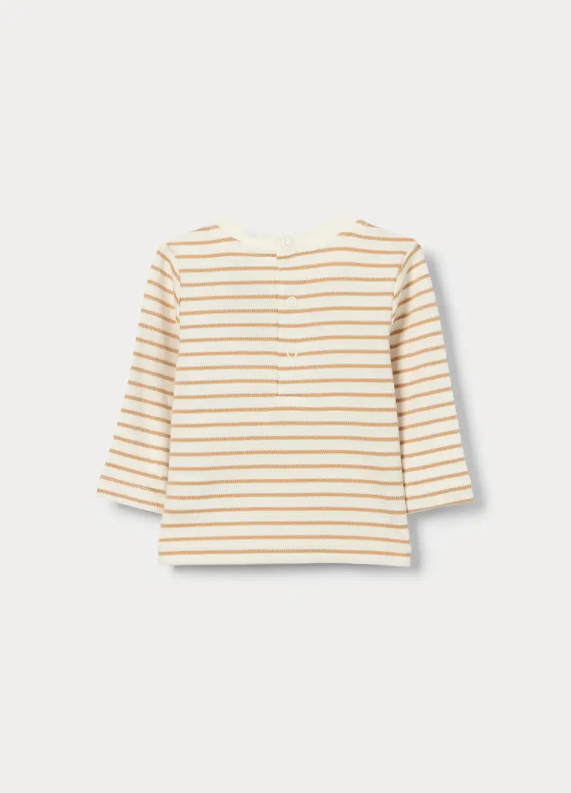 Blukids T-shirt Neonato Beige 4220905 miniatura 2