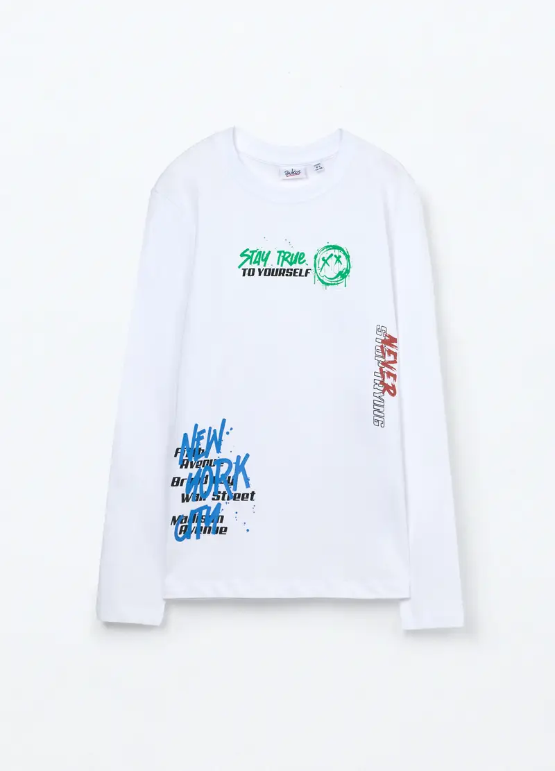 Blukids T-shirt Ragazzo Bianco 4251993