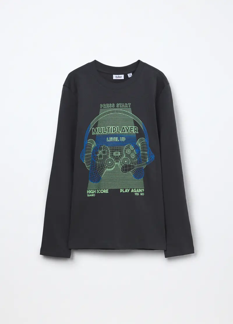 Blukids T-shirt Ragazzo Grigio 4251995