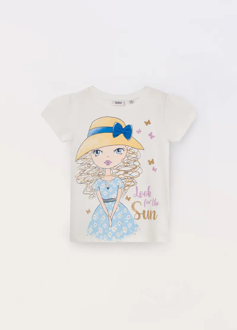 Blukids T-shirt Bambina Bianco 964898