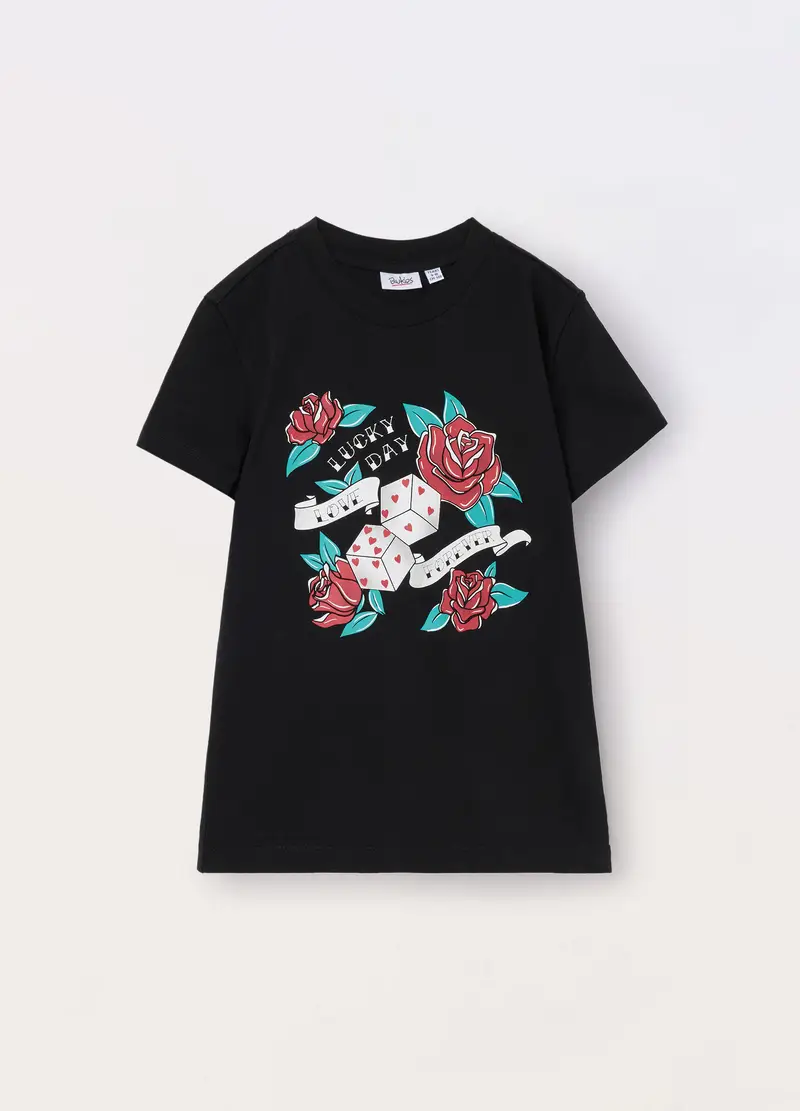 Blukids T-shirt Bambina Nero 965125