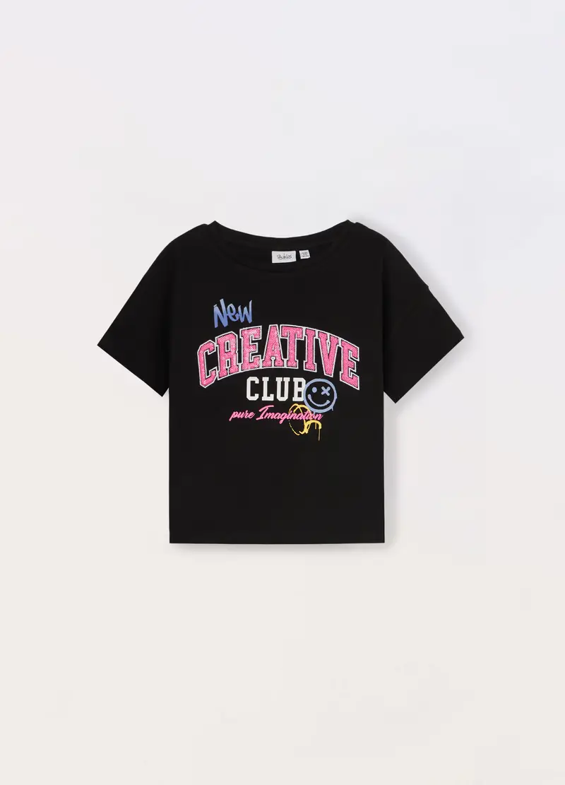 Blukids T-shirt Bambina Nero 964834