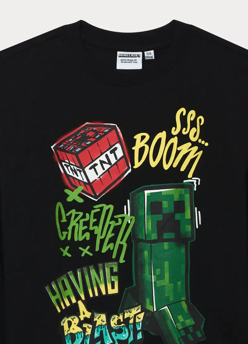 Blukids T-shirt Bambino Nero 4320160 miniatura 3