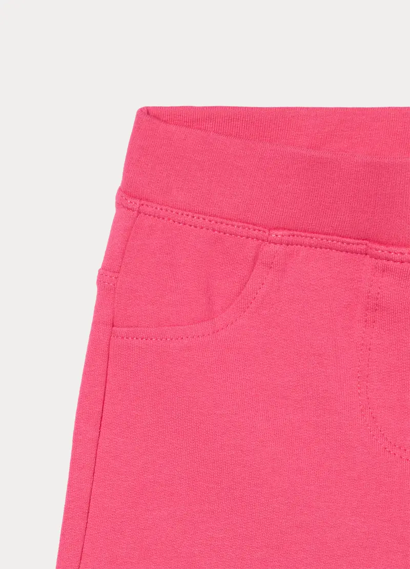 Treggings Flare Fit In Cotone Stretch Bimba, Bambina, Rosa pastello miniatura 3