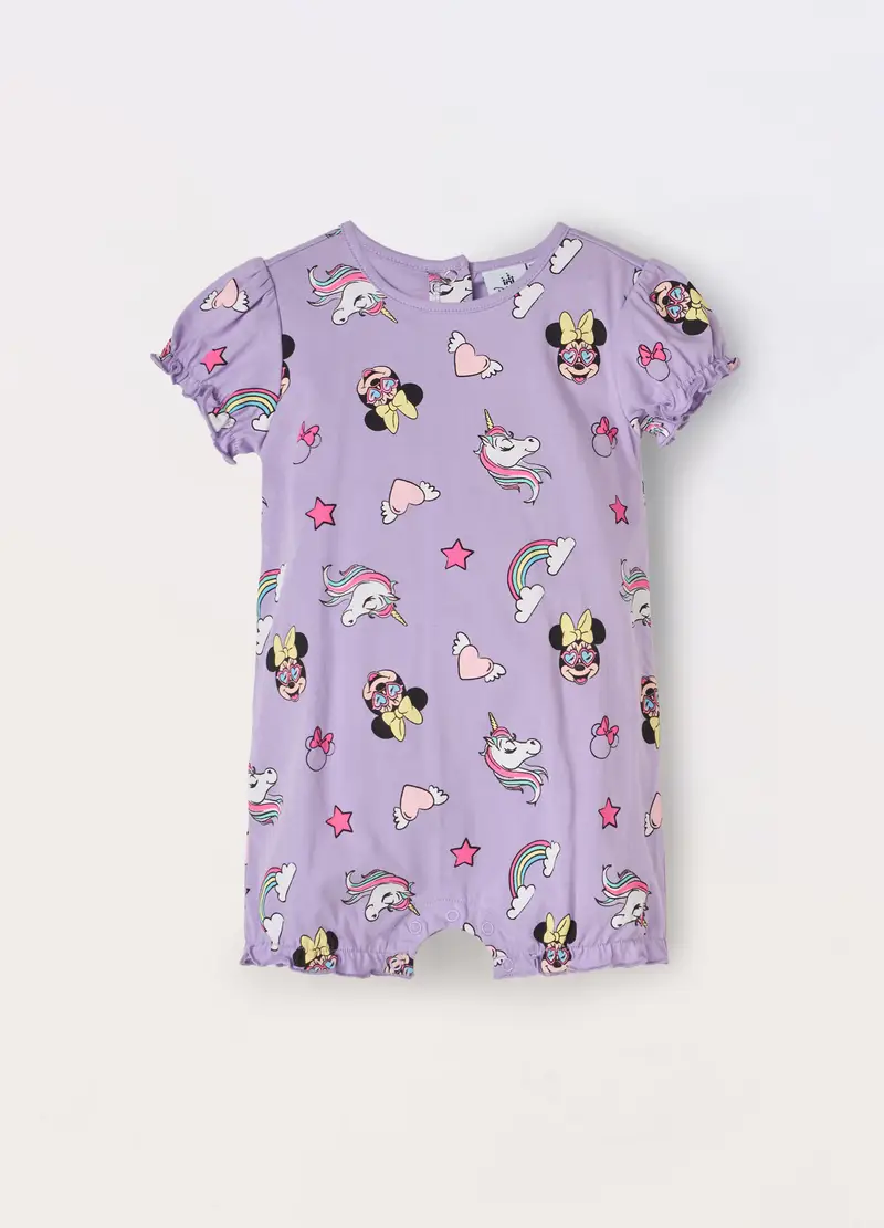 Blukids, Tutina In Jersey Di Puro Cotone Neonata, Viola lilla, Taglia: 6-9