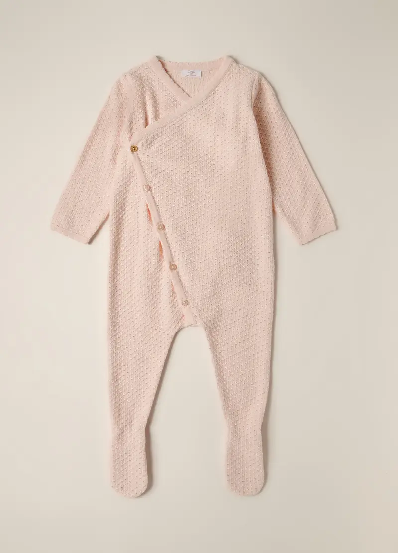 Blukids, Tutina In Puro Cotone Iana Neonata, Rosa chiaro, Taglia: 1