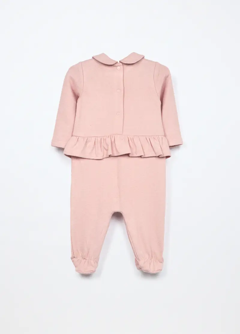 Tutina Misto Viscosa Neonata, Rosa scuro miniatura 2