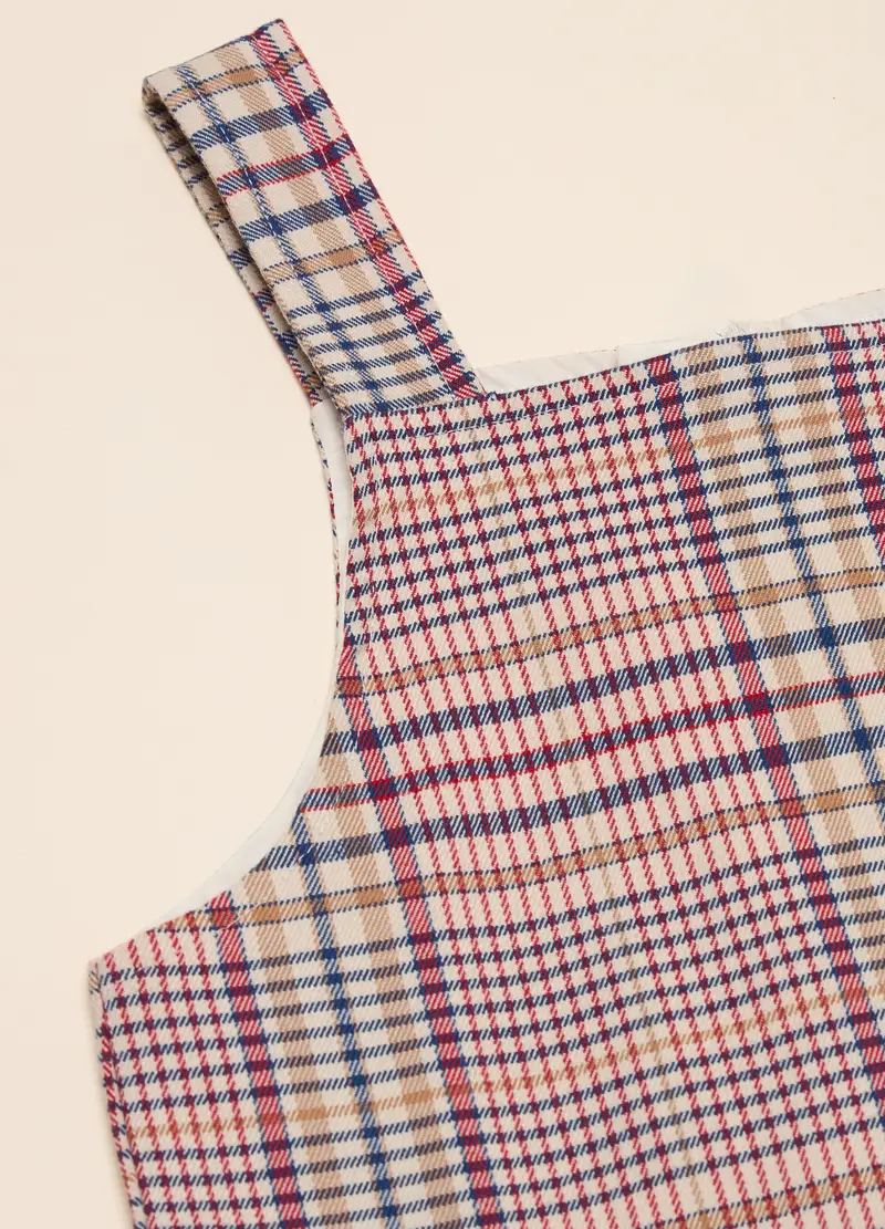 Vestito In Twill Di Misto Cotone, Bambina, Beige chiaro miniatura 2