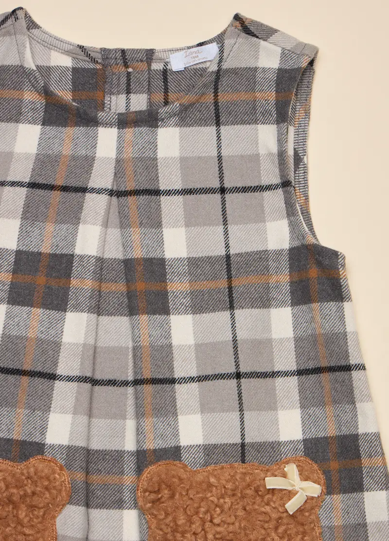 Vestito Misto Cotone, Neonata, Grigio chiaro miniatura 2