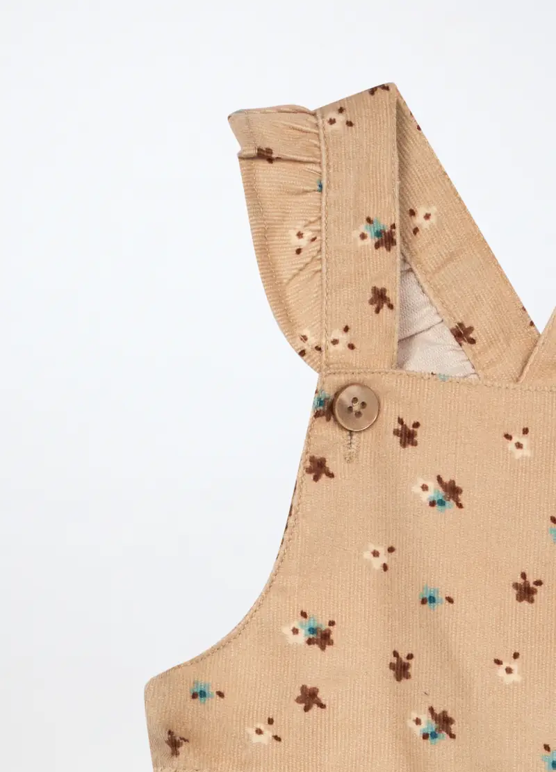 Blukids Salopette Bambina Marrone 4307343 miniatura 3