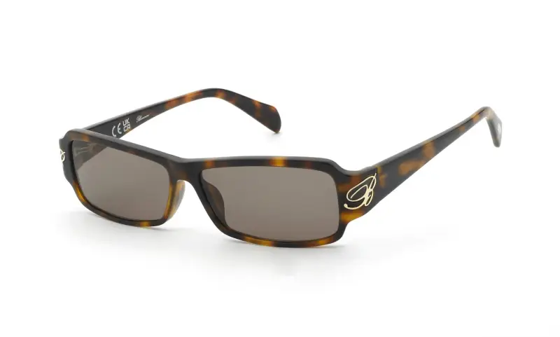 Donna Blumarine SBM906 779 Occhiali da sole Acetato Havana Marrone Squadrata Normale