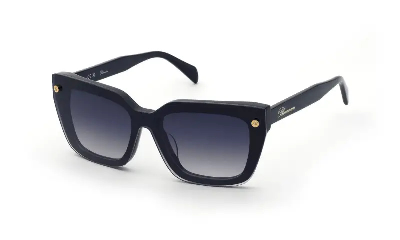 Blumarine Montature da vista Donna in acetato nero e sfumato
