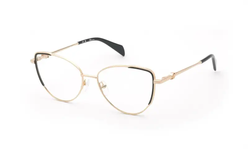 Donna Blumarine VBM234 08FC Montature da vista Metallo Oro Farfalla