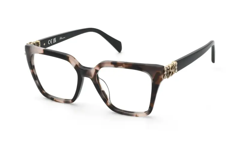 Blumarine Montature da vista Donna Acetato Havana Squadrata