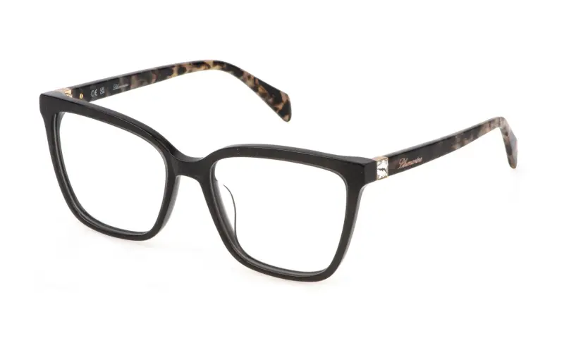 Blumarine Montature da vista Donna in acetato nero e tartaruga