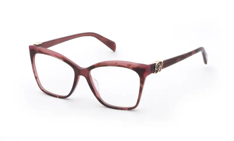Blumarine Montature da vista Donna Acetato Havana Farfalla