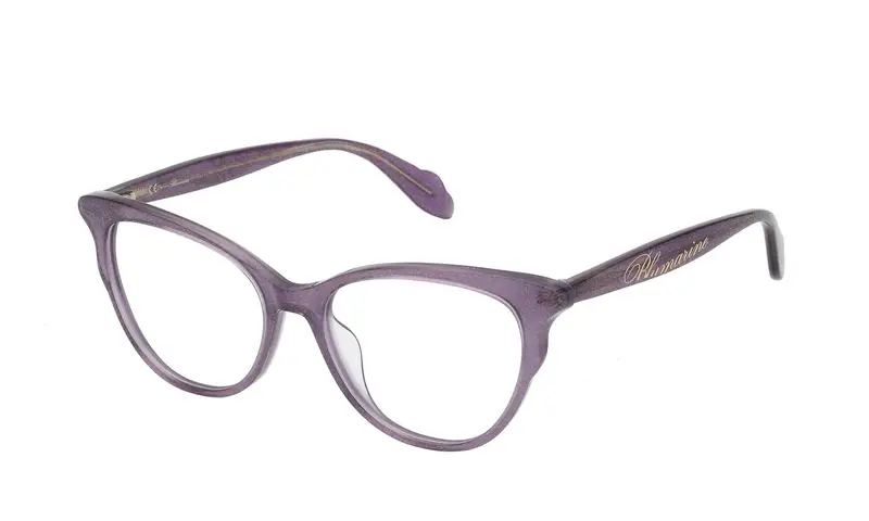 Blumarine Donna VBM166  05AT Montature da vista Acetato Viola  Farfalla