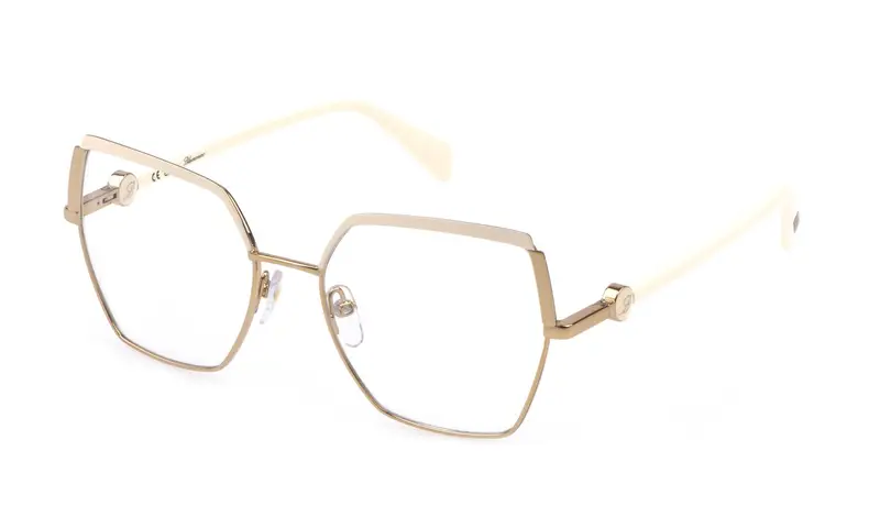 Blumarine Donna VBM218  0F47 Montature da vista Metallo Oro  Geometrica