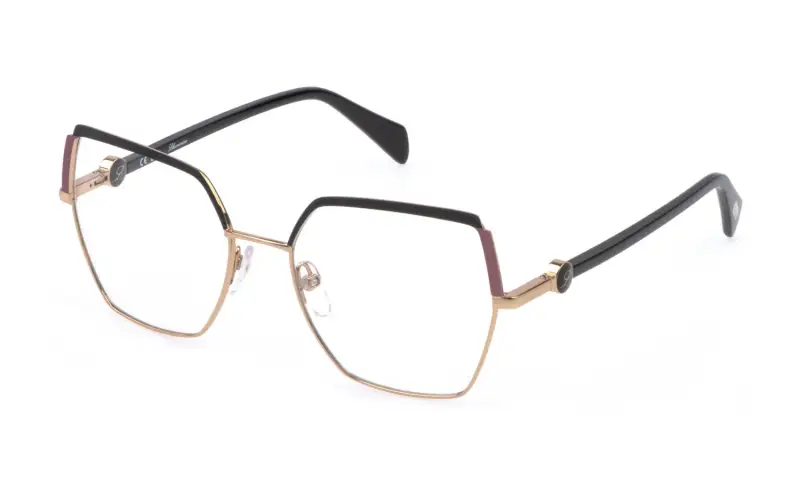 Donna VBM218 301 Montature da vista Metallo Oro Geometrica