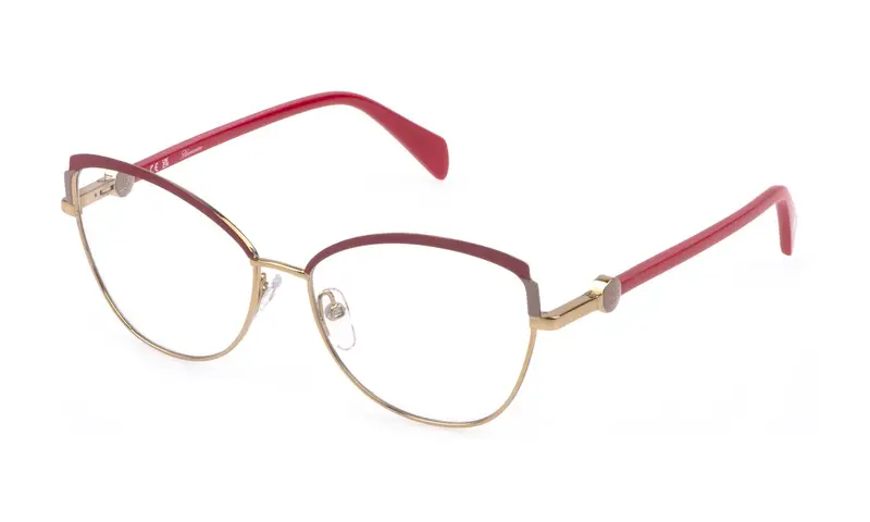 Blumarine Donna VBM219  357 Montature da vista Metallo Oro  Farfalla